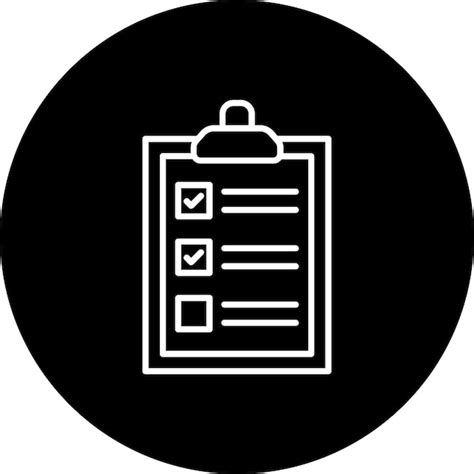 Premium Vector Checklist Icon