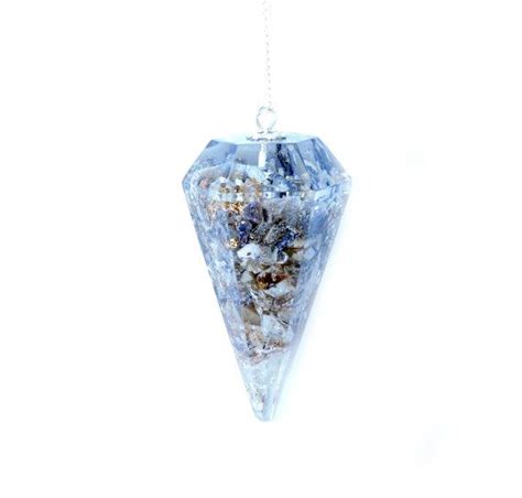 Blue Aventurine Dowsing Pendulum W Chain Aventurine Christmas Bulbs