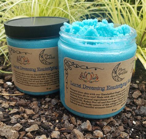 Lucid Dreaming Emulsifying Sugar Scrub All Natural Sugar Scrub Body