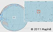 Satellite Location Map of Howland Island