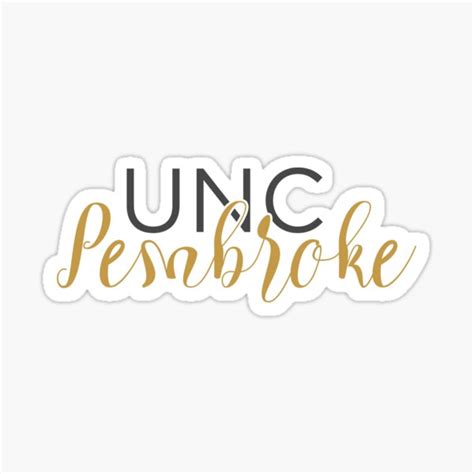 "uncp style 2" Sticker for Sale by BexKelly | Redbubble