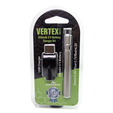 Vertex Slim Variable Voltage 510 Battery - CBD Delivery Austin Texas