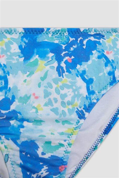 Blue GIRLS TEENS Girl Patterned 2 Piece Bikini Set 3102441 DeFacto