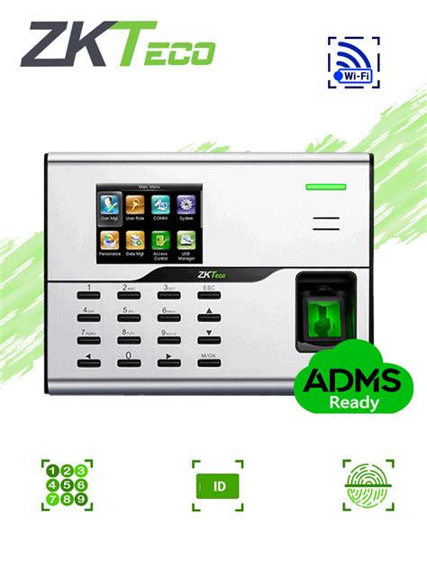 ZKTECO UA860ID Control De Acceso Y Asistencia Simple 3000 Usuarios