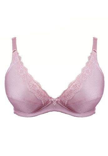 Buy Modernform International Pinky Colour Spun Bra M032 Online Zalora