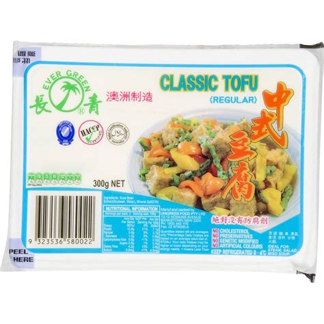 Evergreen Classic Tofu 300g Woolworths