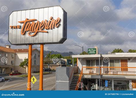 The Tangerine Burbank Editorial Photo Image Of Motel 247580796