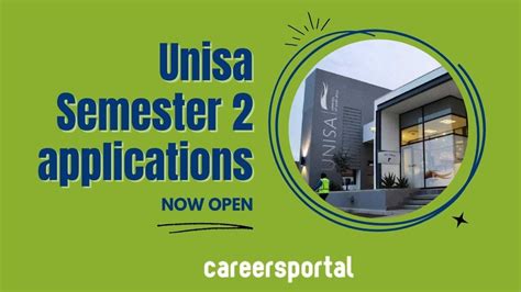 Unisa Semester Applications Now Open Careers Portal Youtube