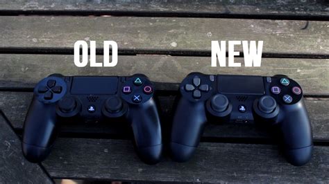 Old Ps4 Controller Vs New Ps4 Controller Comparison Youtube