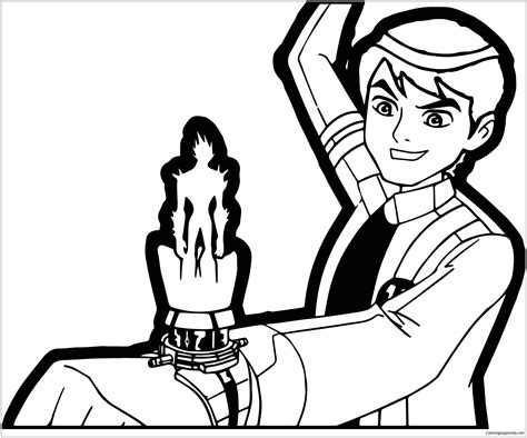 Coloring Pages Of Ben 10 Aliens Hakume Colors