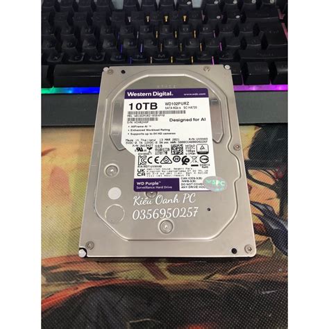 Ổ Cứng HDD WD Purple 10TB 3.5 inch WD102PURZ Chính Hãng Bảo hành SPC 3 ...