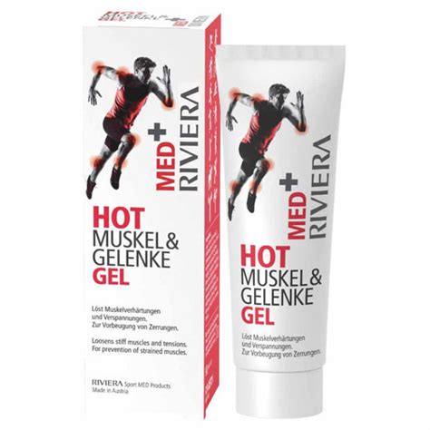Riviera Med Hot grelni gel za mišice in sklepe 25 ali 75 mL akcijska cena Moja lekarna