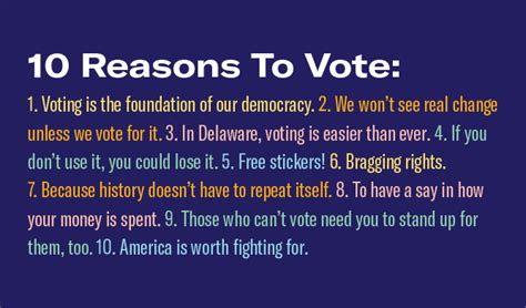 10 Reasons To Vote In Tuesdays Election Aclu Delaware