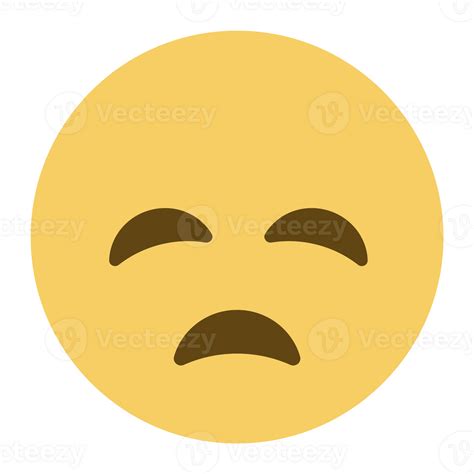 Downcast Emoji Sad Yellow Face Emoticon With Closed Eyes 29892063 Png