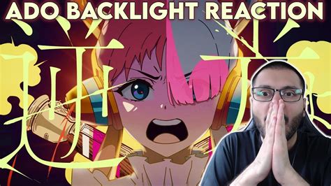 Ado 逆光BACKLIGHT REACTION 海外の反応 ウタ FROM ONE PIECE FILM RED YouTube