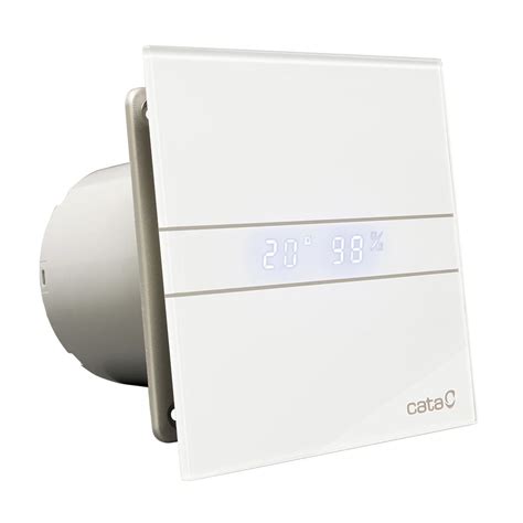 Køb Cata E-100 GTH Ventilator med hygrostat & timer Ø100 mm, Hvid ...