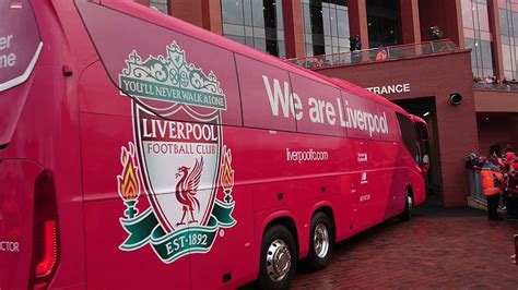 Liverpool Team Bus Coming In Youtube