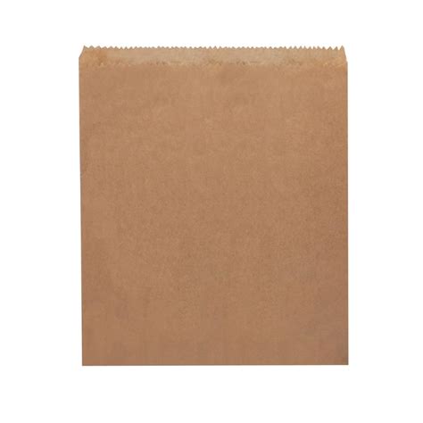 Castaway Paper Bags No 1 Flat Square Piepastry 165x185mm Brown Carton