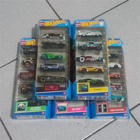 Jual Hot Wheels Gift Set Pack Isi Original Mattel Shopee Indonesia