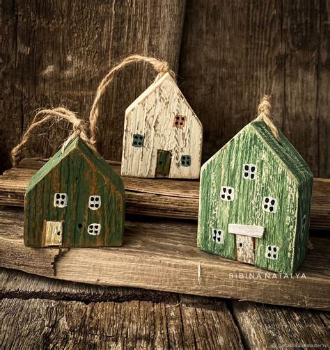 Деревянные домики для декора своими руками - фото и картинки: 79 штук