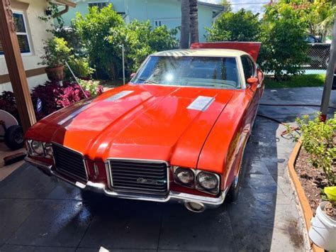 Oldsmobile Cutlass S Coupe Orange Rwd Automatic For Sale