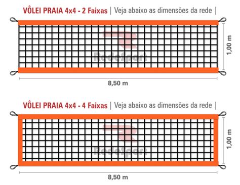 Medidas De Rede De Volei
