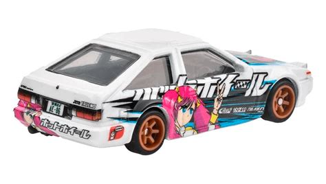 Машинка Premium Hot Wheels Toyota AE Sprinter Trueno Mountain Drifters HCJ White