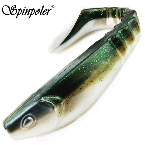 Spinpoler Shad Minnow Se Uelo De Pesca Suave Swimbait Cm Cola De