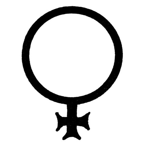 Symbol Of Venus Nastronomical Symbol For The Planet Venus The Mirror Of ...