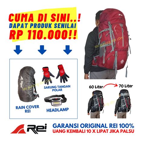 Jual Tas Carrier Rei Liter Original Lorentz Tas Gunung Arei