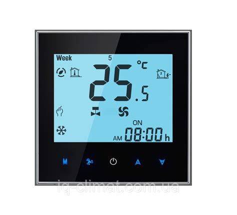 Пульт управления фанкойлом MС-TRF-B2-B-MB (чёрный) MODBUS: продажа ...