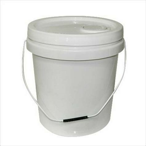 1 Liter White Plain Ppcp Paint Bucket At Rs 21piece In Gondal Id