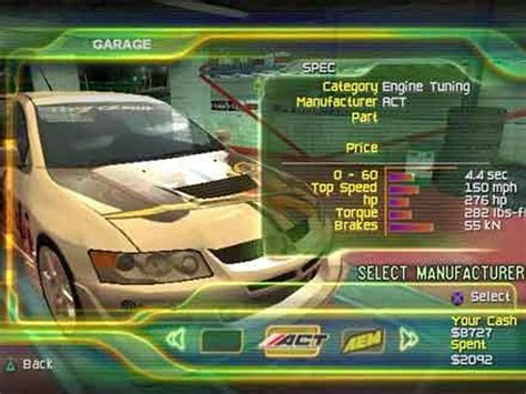 Street Racing Syndicate Ps2