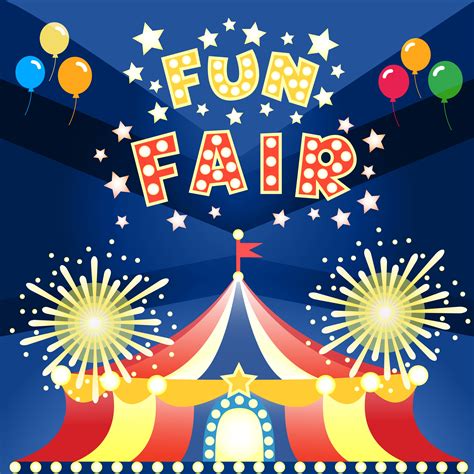 fun fair poster 429392 Vector Art at Vecteezy