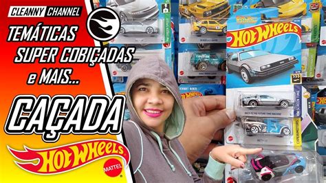 CAÇADA HOT WHEELS TEMÁTICAS SUPER COBIÇADAS T HUNT e MAIS PT BR Cleanny channel 1225 YouTube