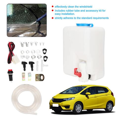 Buy Universal Washer Kit Cleaning Pump V L Windshield Wiper