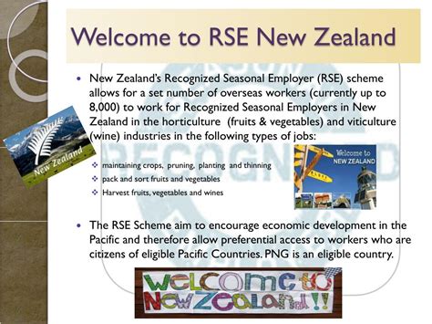 Ppt New Zealands Recognised Seasonal Employer Rse Powerpoint