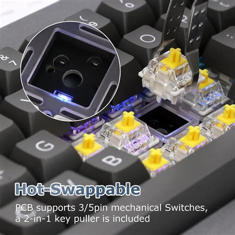 Mua Epomaker Shadow X Gasket Mechanical Keyboard Hot Swap Compatible Ghz Bluetooth Usb C