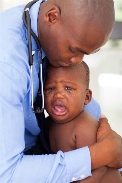 Pediatric Doctor Baby Stock Image Image Of American 30063379