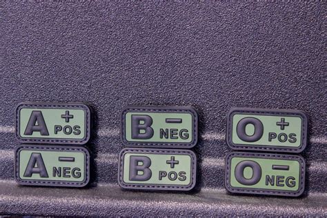 Pvc Blood Type Patch — Optempo Training Group