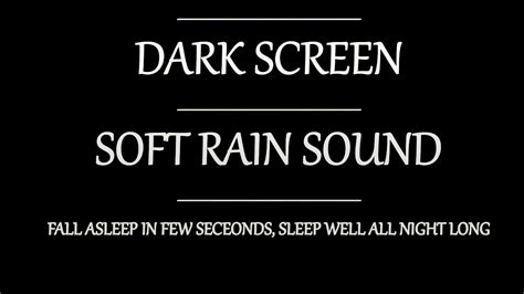 10 Hours Of Heavy Rain Sounds No Thunder Black Screen Rain Sounds For