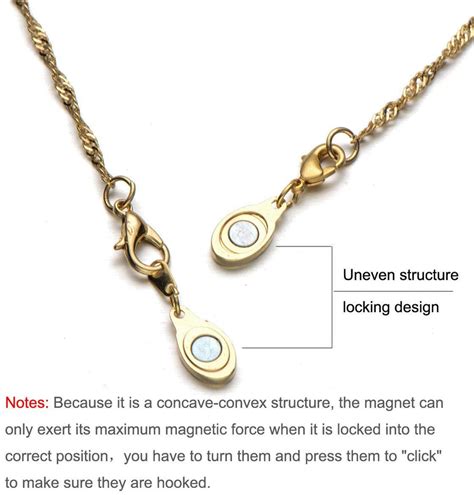 Locking Magnetic Necklace Clasps And Closures Small Jewelry Bracelet E Zpsolution