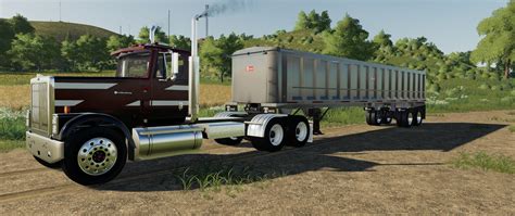A Double Semi Grain Trailer Mod For Fs19 Tipvamet