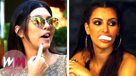 Top 10 Most Hilarious Keeping Up With The Kardashians Moments Youtube