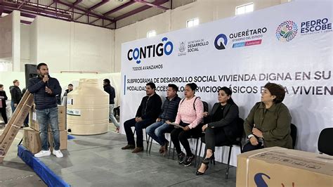 Entregan Apoyos Del Programa Vivienda Digna En Pedro Escobedo