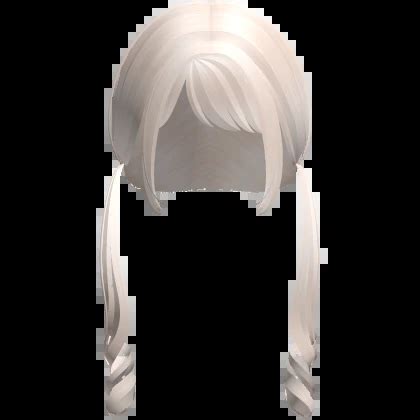Cute Curly Doll Pigtails With Side Bangs In Blonde Roblox Item