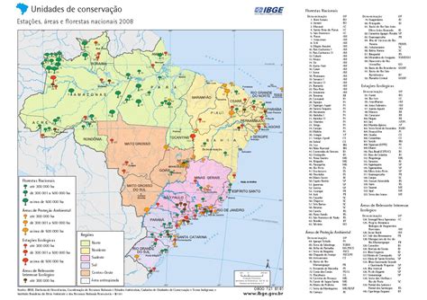 IBGE Brasil em síntese território unidades de conservação