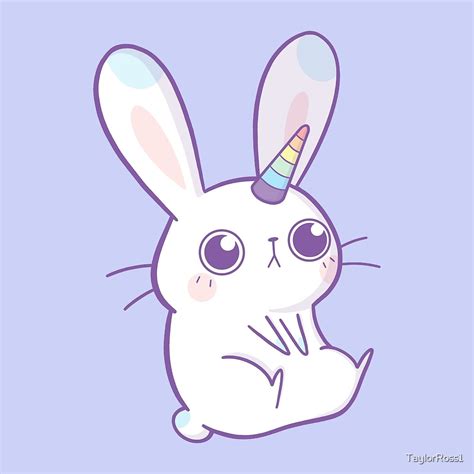 "Rainbow Bunnycorn" by TaylorRoss1 | Redbubble