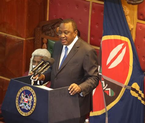 The Th Speech On State Of The Nation Address By H E Uhuru Kenyatta C