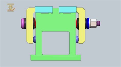 Lever Type Screw Actuated Clamp Mechanism Youtube